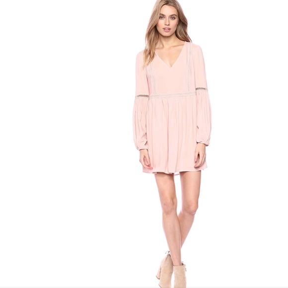 BCBGeneration Rose Smoke lattice trim dress - Picture 4 of 11